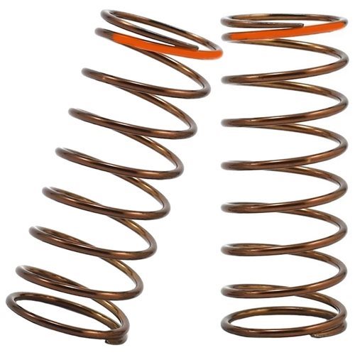 Tekno RC 50mm Front Shock Spring Set Orange 4 21lb In TKR7236