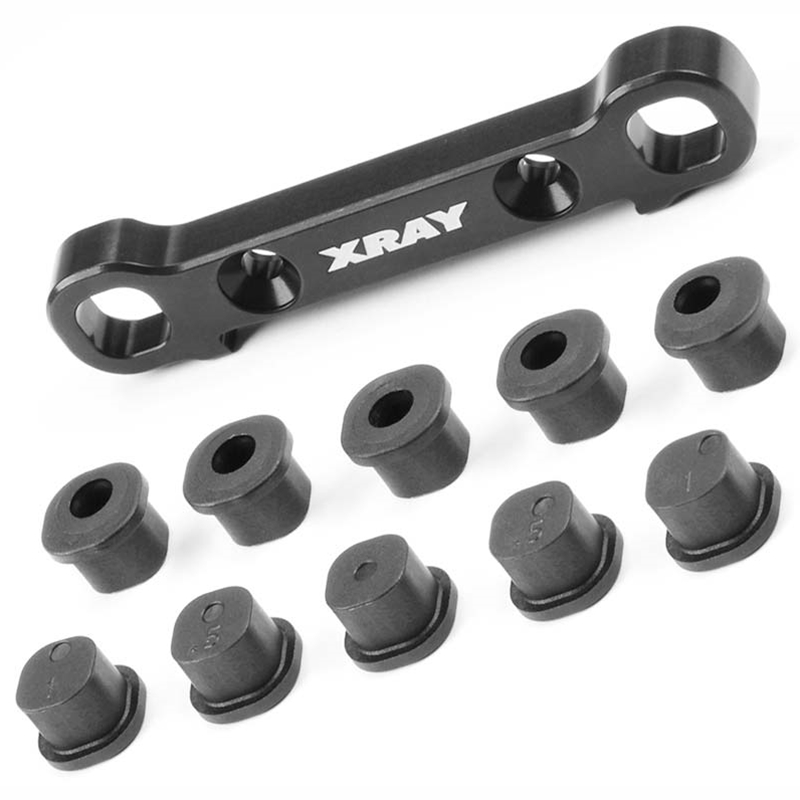 Xray Aluminum Rear Rear Lower Suspension Holder For Semi Split Bulkhead