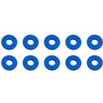 Team Associated 7.8x1.0mm Aluminum Bulkhead Ball Stud Washer (Blue) (10).