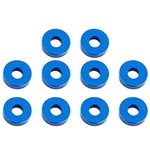 Team Associated 7.8x2.0mm Aluminum Bulkhead Washer (Blue) (10).