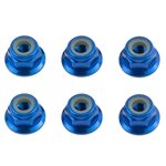 Team Associated M4 Aluminum Flange Locknut (6).