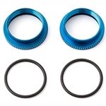 Team Associated 20mm Aluminum Spring Collars (2).