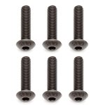 Team Associated 4x16mm Button Head Hex Screw (6).