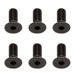 Team Associated 4x10mm Flat Head Hex Screw (6).