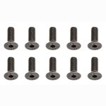 Team Associated 4x12mm Flat Head Screws (10).