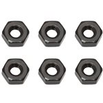 Team Associated M3 Nut (Black) (6).