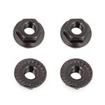 Team Associated M4 Serrated Nuts (4).