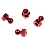 CRC Anodized Aluminum Damper Tube Hex Balls (4)