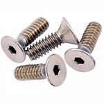 CRC 4-40x3/8" Stainless Steel Flat Head Screws (4).