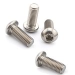 CRC 4-40x1/4" Stainless Steel Button Head Screws (4).