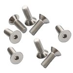 CRC 3x8mm Stainless Steel Flat Head Screws (8 ).