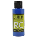 Mission Models Blue Acrylic Lexan Body Paint (2oz).