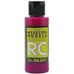 Mission Models Burgundy Acrylic Lexan Body Paint (2oz).