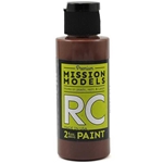 Mission Models Dark Brown Acrylic Lexan Body Paint (2oz).