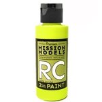 Mission Models Fluorescent Racing Yellow Acrylic Paint (2oz).