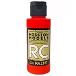 Mission Models Fluoresent Racing Red Acrylic Paint (2oz).