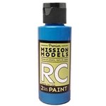 Mission Models Fluoresent Racing Blue Acrylic Paint (2oz).