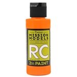 Mission Models Flourescent Racing Bright Orange Acrylic Paint (2oz).