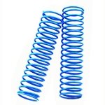 Mugen Seiki Short Rear Shock Springs 17T (Light Blue/Soft) (2).