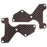 Mugen Seiki 1.2mm MBX8 Graphite Front Lower Arm Plate (2).