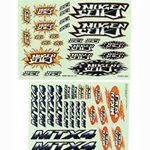 Mugen Seiki Decal Sheet (MTX4).