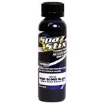 Spaz Stix High Gloss Black / Backer Airbrush Paint (2oz).