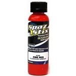 Spaz Stix Fire Red Fluorescent Airbuush Paint (2oz).