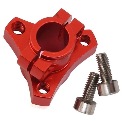 CRC Double Clamp 12th scale Hub in Red.[CLN3331]